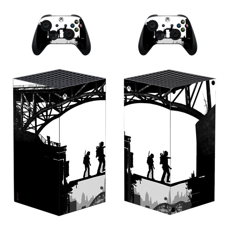 The Last Of Us Silhouette Skin Sticker For Xbox Series X And Controllers