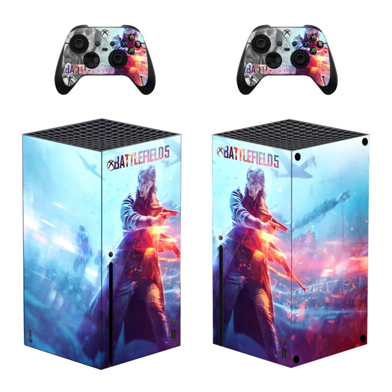 Battlefield V Game Skin Sticker For Xbox Series X And Controllers Design 1