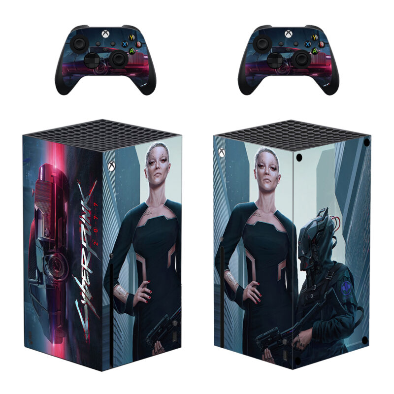 Cyberpunk 2077 Game Skin Sticker For Xbox Series X And Controllers Design 13