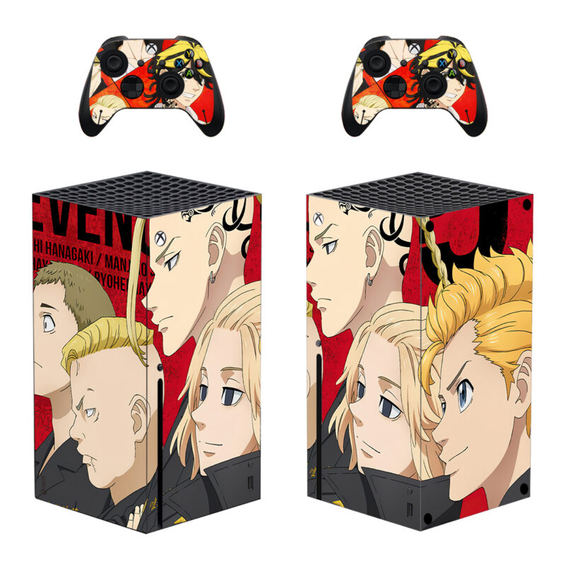 Tokyo Revengers Manji Gang Skin Sticker For Xbox Series X And Controllers