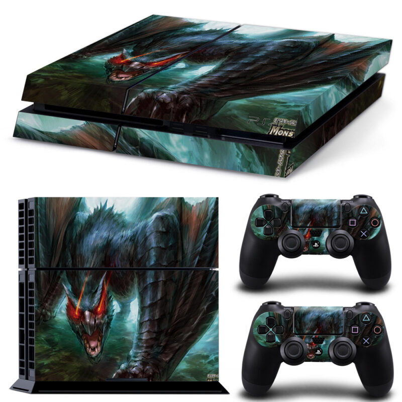 Monster Hunter World Nargacuga Skin Sticker For PS4 And Controllers