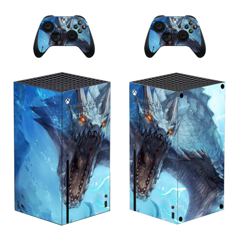 Monster Hunter World: Iceborne Game Skin Sticker For Xbox Series X And Controllers Design 7