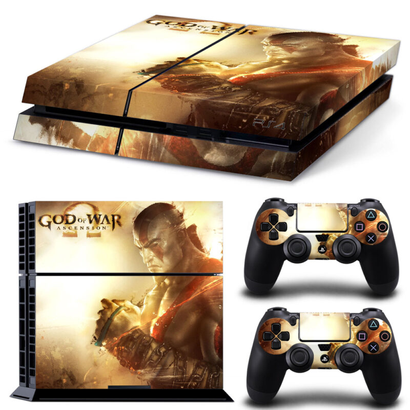 God Of War: Ascension Skin Sticker For PS4 And Controllers Design 1