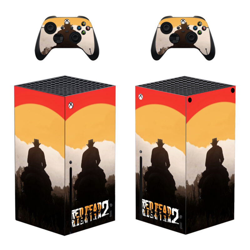 Red Dead Redemption 2 Skin Sticker For Xbox Series X And Controllers