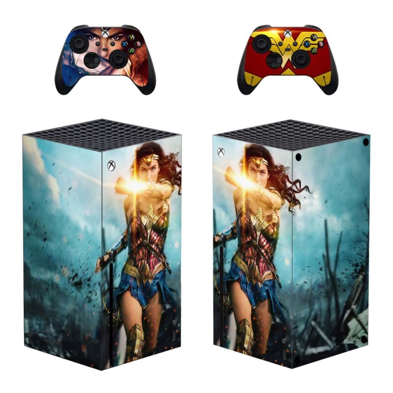 Wonder Woman Skin Sticker For Xbox Series X And Controllers