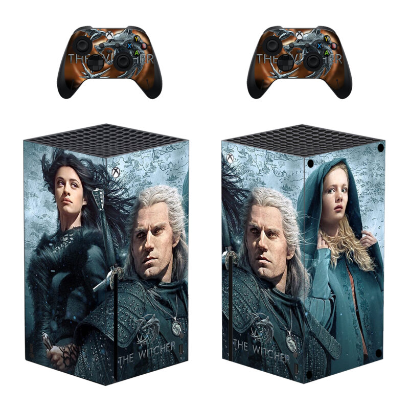 The Witcher Series Decal Cover For Xbox Series X And Controllers