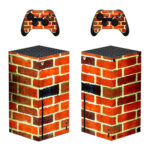 Brick Wall Pattern Skin Sticker For Xbox Series X And Controllers Pattern 1