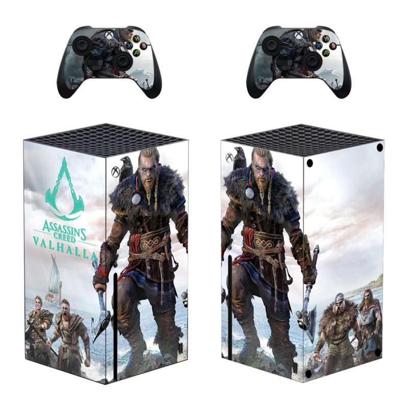 Assassin's Creed Valhalla Skin Sticker For Xbox Series X And Controllers Design 7