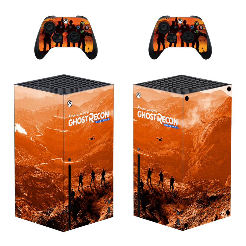 Tom Clancy's Ghost Recon Wildlands Game Skin Sticker For Xbox Series X And Controllers Design 1