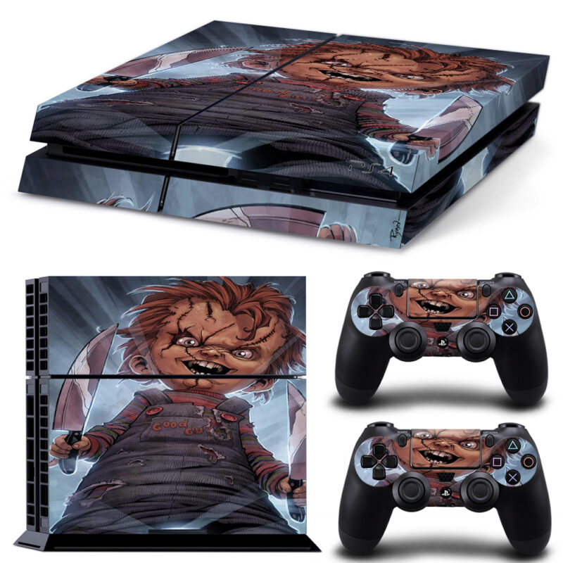 Chucky Skin Sticker For PS4 And Controllers