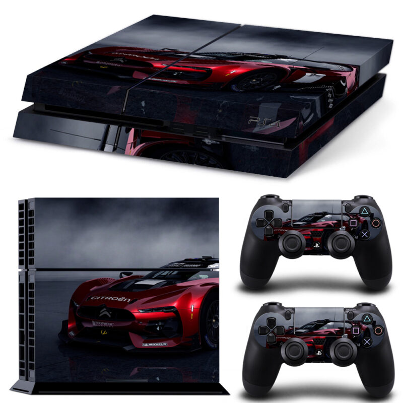 Citroen Sports Car Skin Sticker For PS4 And Controllers