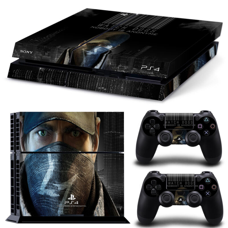 Watch Dogs Game PS4 Skin Sticker Design 11