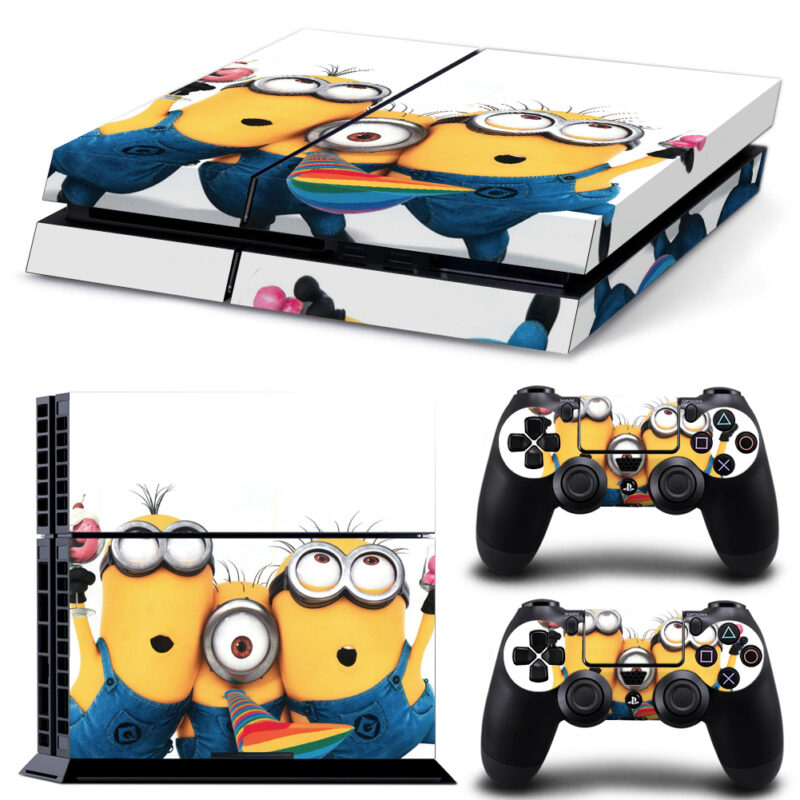 Minions Bastian Skin Sticker For PS4 And Controllers