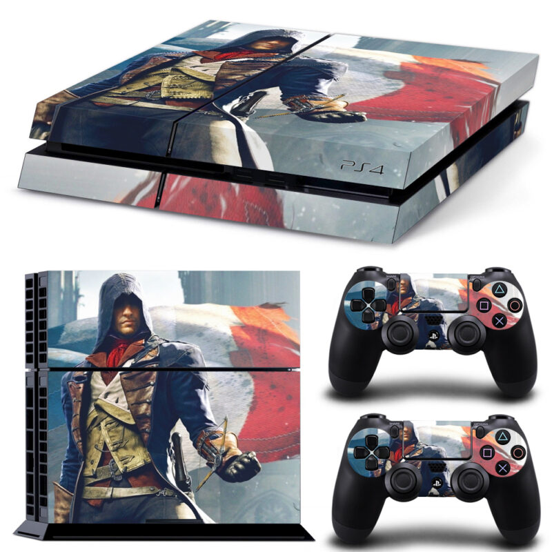 Assassin's Creed Unity Skin Sticker For PS4 And Controllers Design 1