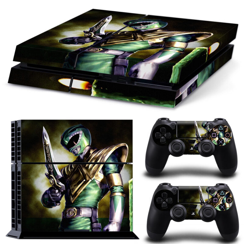 Green Power Ranger Skin Sticker For PS4 And Controllers