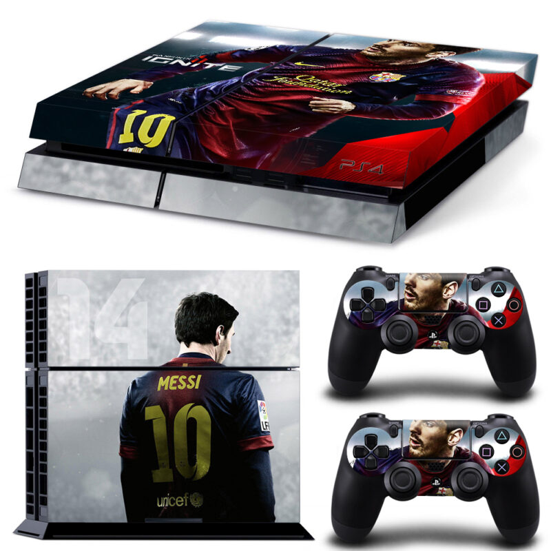 Lionel Messi 10 Sports Ignite PS4 Skin Sticker