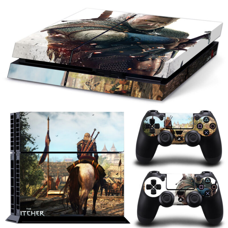 The Witcher 3: Wild Hunt Game Skin Sticker For PS4 And Controllers Design 1