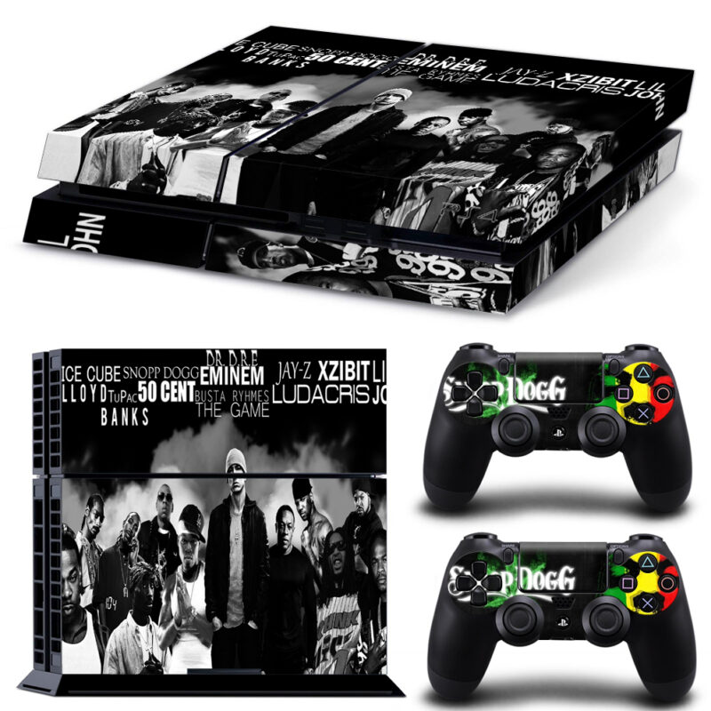 American Hip-Hop Rappers PS4 Skin Sticker