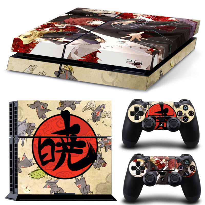 Anime Naruto Akatsuki PS4 Skin Sticker