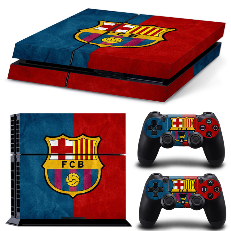 FC Barcelona Skin Sticker For PS4 And Controllers Design 5