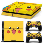 Pokemon Pikachu Skin Sticker For PS4 And Controllers Design 2