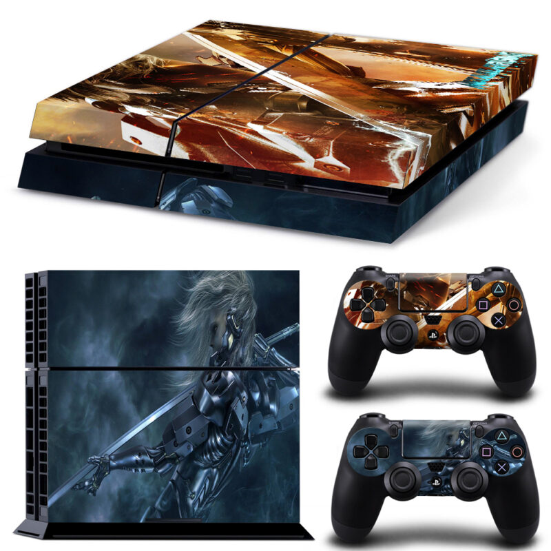 Metal Gear Rising: Revengeance Game Anime Raiden Skin Sticker For PS4 And Controllers