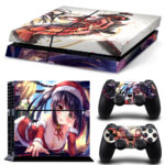 Date A Live Anime Kurumi Tokisaki Christmas Art PS4 Skin Sticker