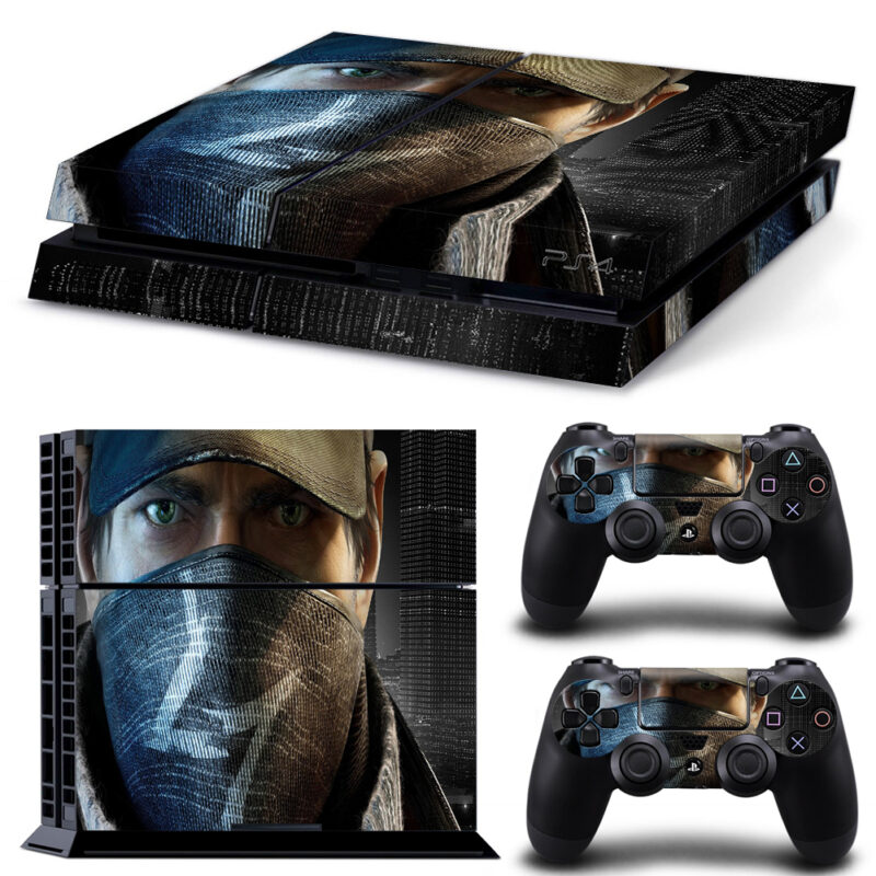 Watch Dogs PS4 Skin Sticker Design 3