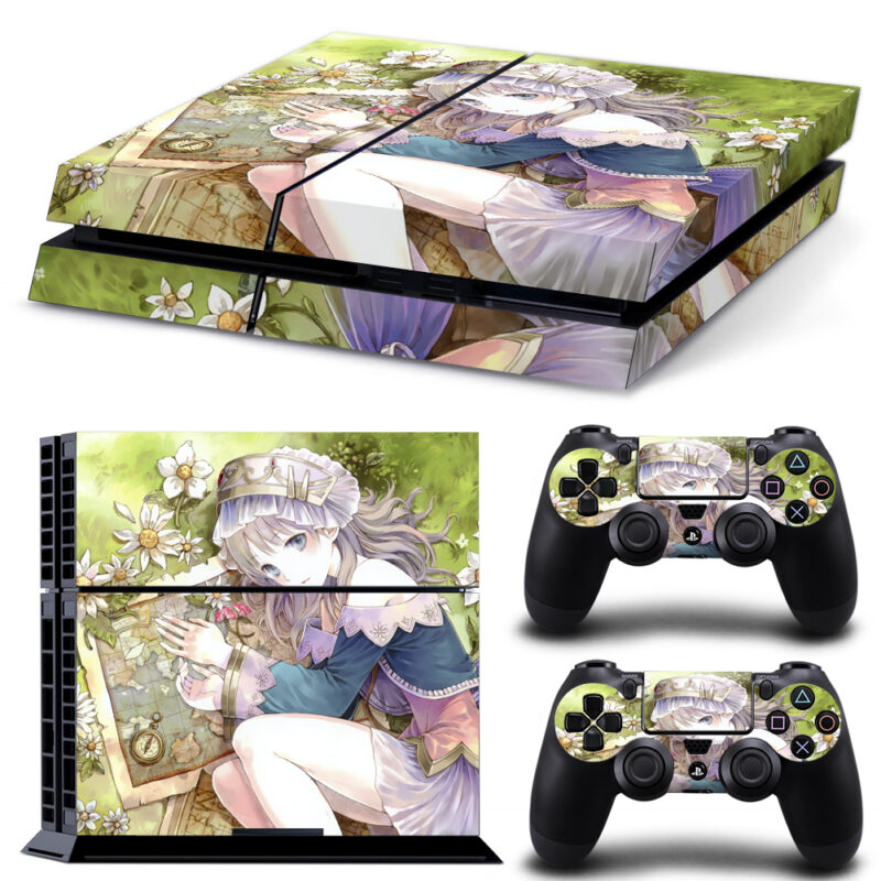 Atelier Totori: The Adventurer Of Arland Skin Sticker For PS4 And Controllers