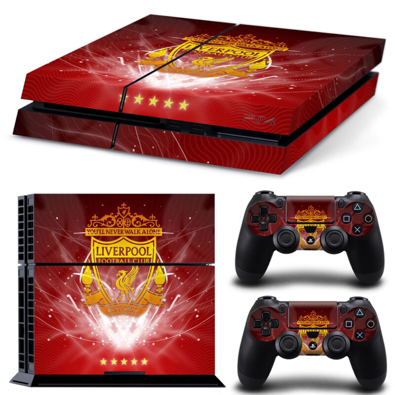 Liverpool F.C. Skin Sticker For PS4 And Controllers