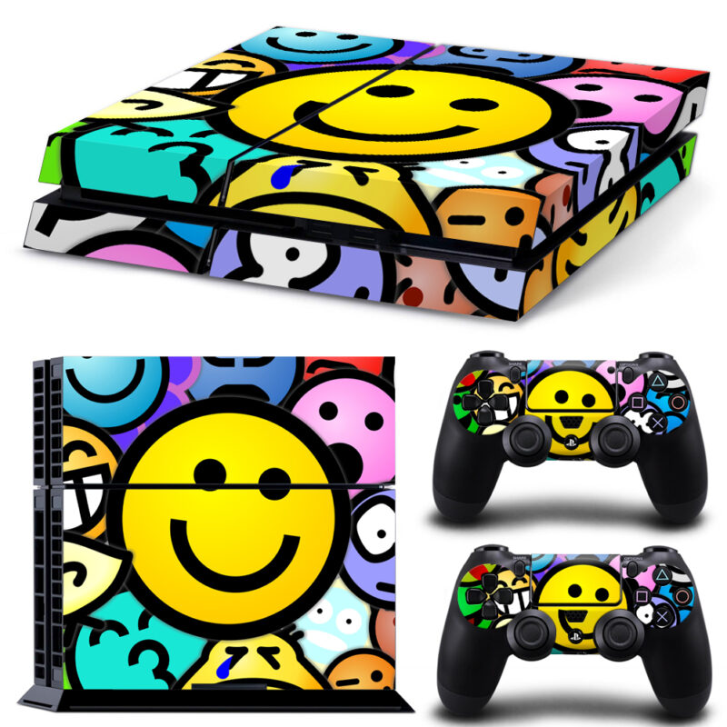 Emoji Skin Sticker For PS4 And Controllers