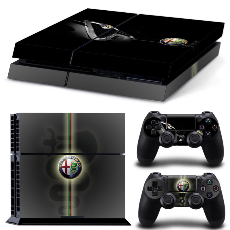 Alfa Romeo Skin Sticker For PS4 And Controllers