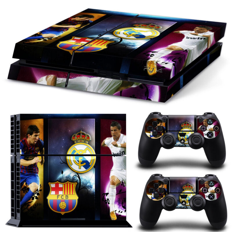 Lionel Messi Vs Cristiano Ronaldo PS4 Skin Sticker