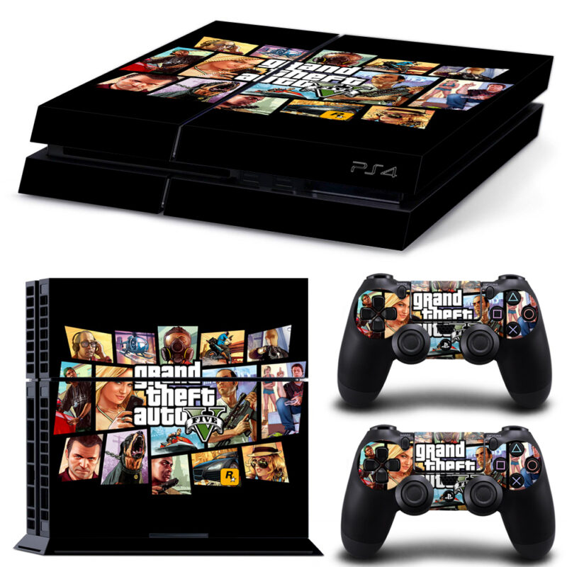 Grand Theft Auto V Game PS4 Skin Sticker Design 15