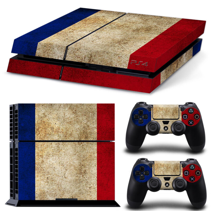 Flag Of France PS4 Skin Sticker