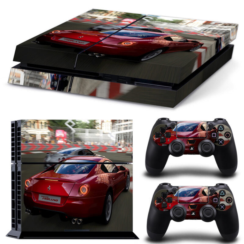 Gran Turismo 5 Red Prologue PS4 Skin Sticker