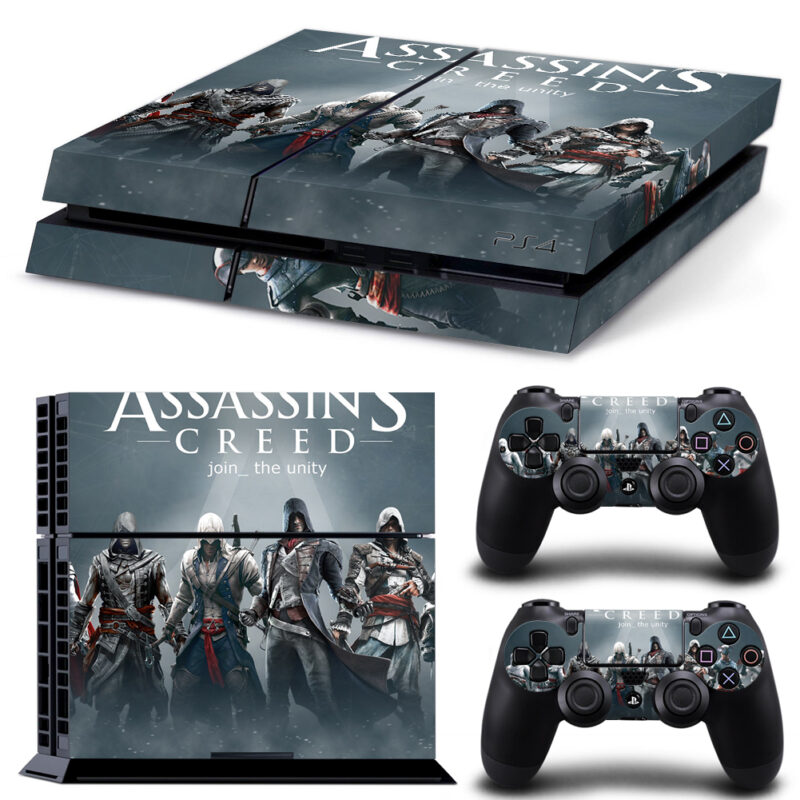 Assassin's Creed Join The Unity Game Skin Sticker For PS4 And Controllers Design 1