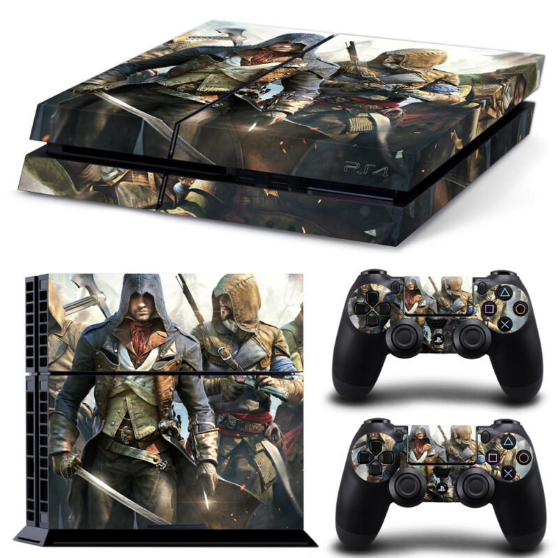 Assassin's Creed Unity Arno Dorian Skin Sticker For PS4 And Controllers