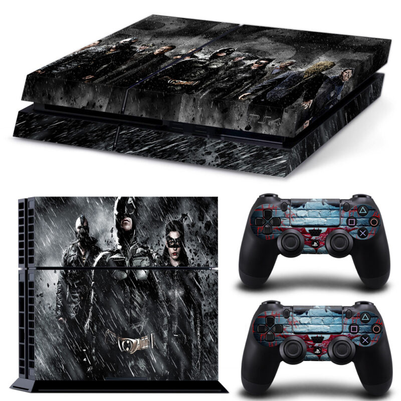 The Dark Knight Rises PS4 Skin Sticker Design 1