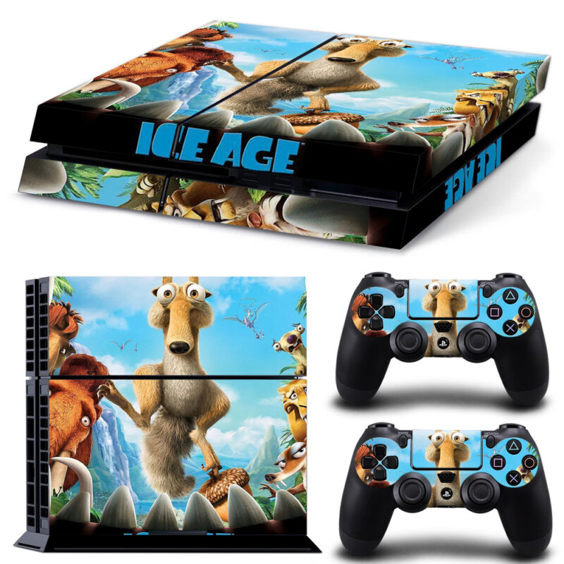 Ice Age Skin Sticker For PS4 And Controllers Design 4