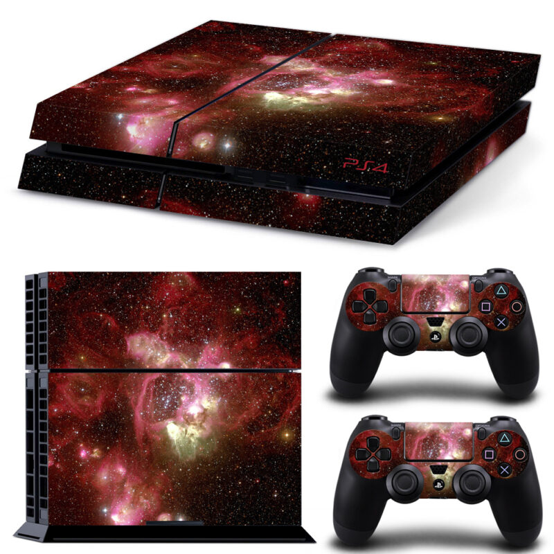 Nebula Space Star Cluster PS4 Skin Sticker