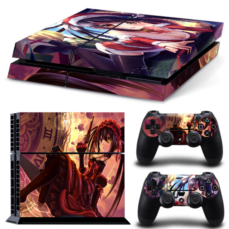 Anime Kurumi Tokisaki PS4 Skin Sticker