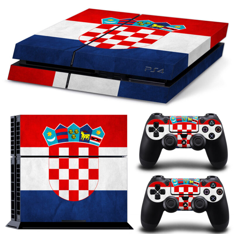 Flag Of Croatia PS4 Skin Sticker