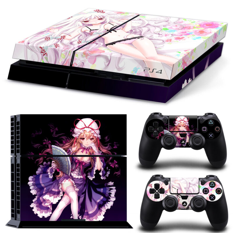 Anime Touhou Yukari Yakumo PS4 Skin Sticker