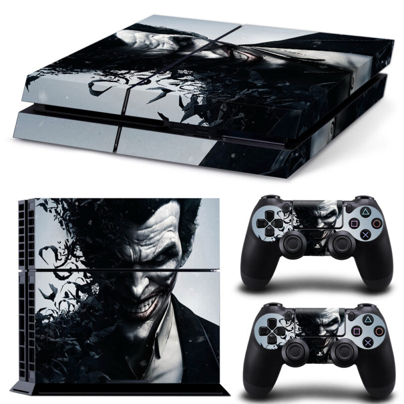 Batman Arkham Origins Joker Skin Sticker For PS4 And Controllers