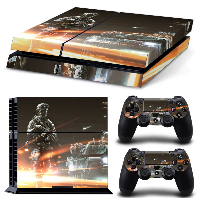 Battlefield 3 Skin Sticker For PS4 And Controllers Design 4