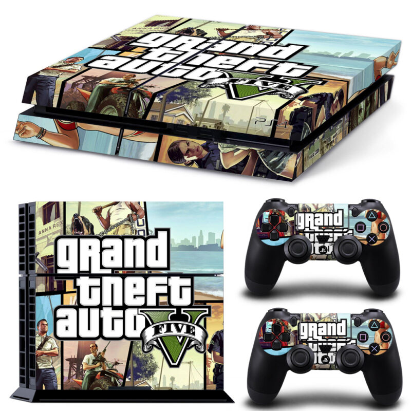 Grand Theft Auto V PS4 Skin Sticker Design 11