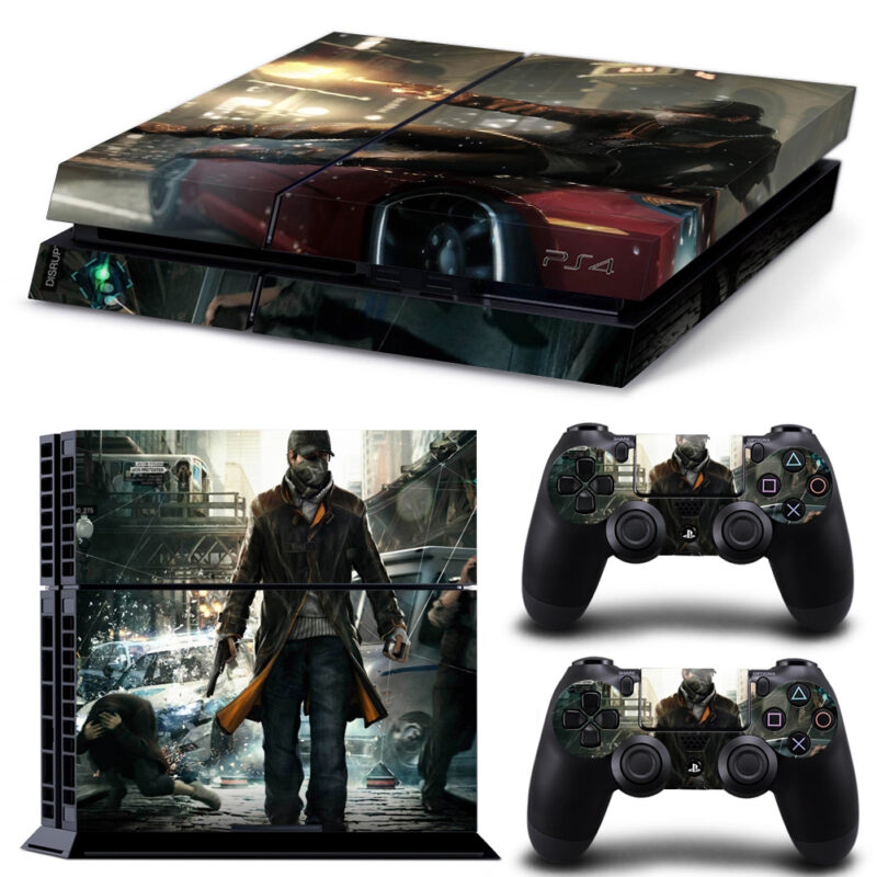 Watch Dogs Game PS4 Skin Sticker Design 4