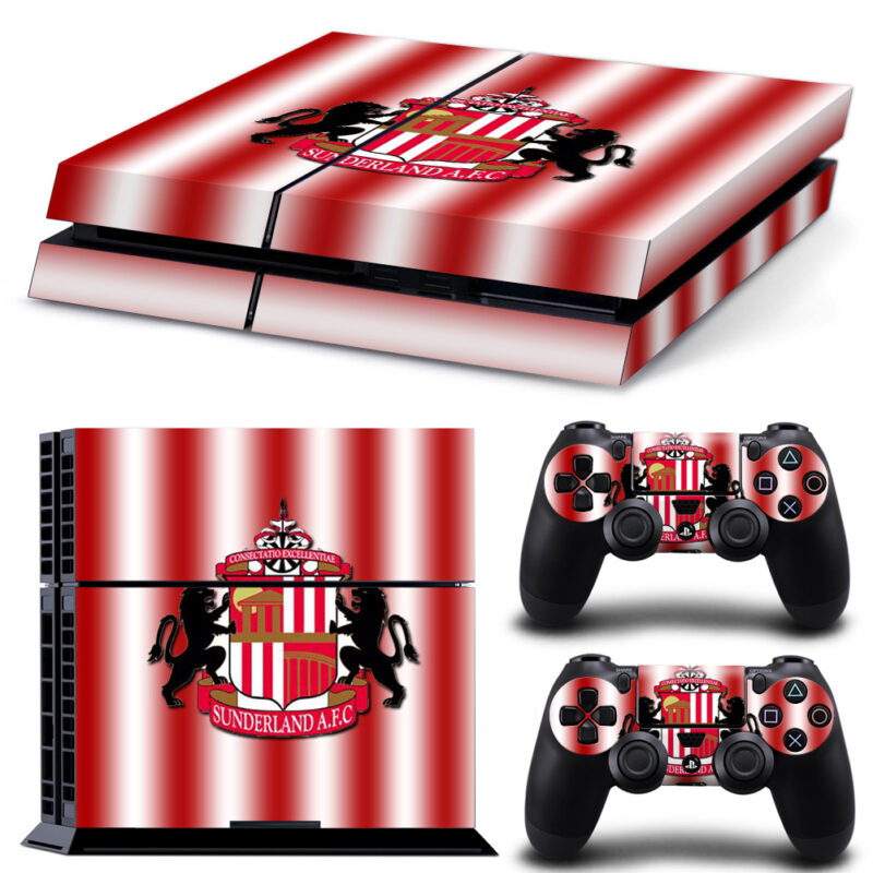 Sunderland A.F.C. PS4 Skin Sticker Design 3