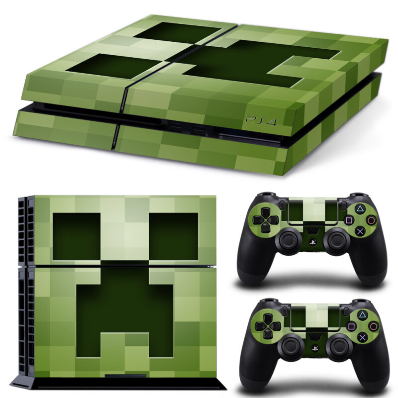 Minecraft Creeper PS4 Skin Sticker